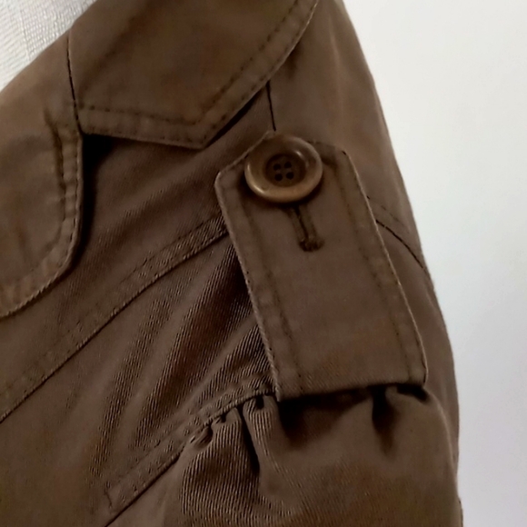 Moschino Cheapandchic Short Sleeve Military Green Shirt/Jacket/Shaket Size 8 - Picture 5 of 15